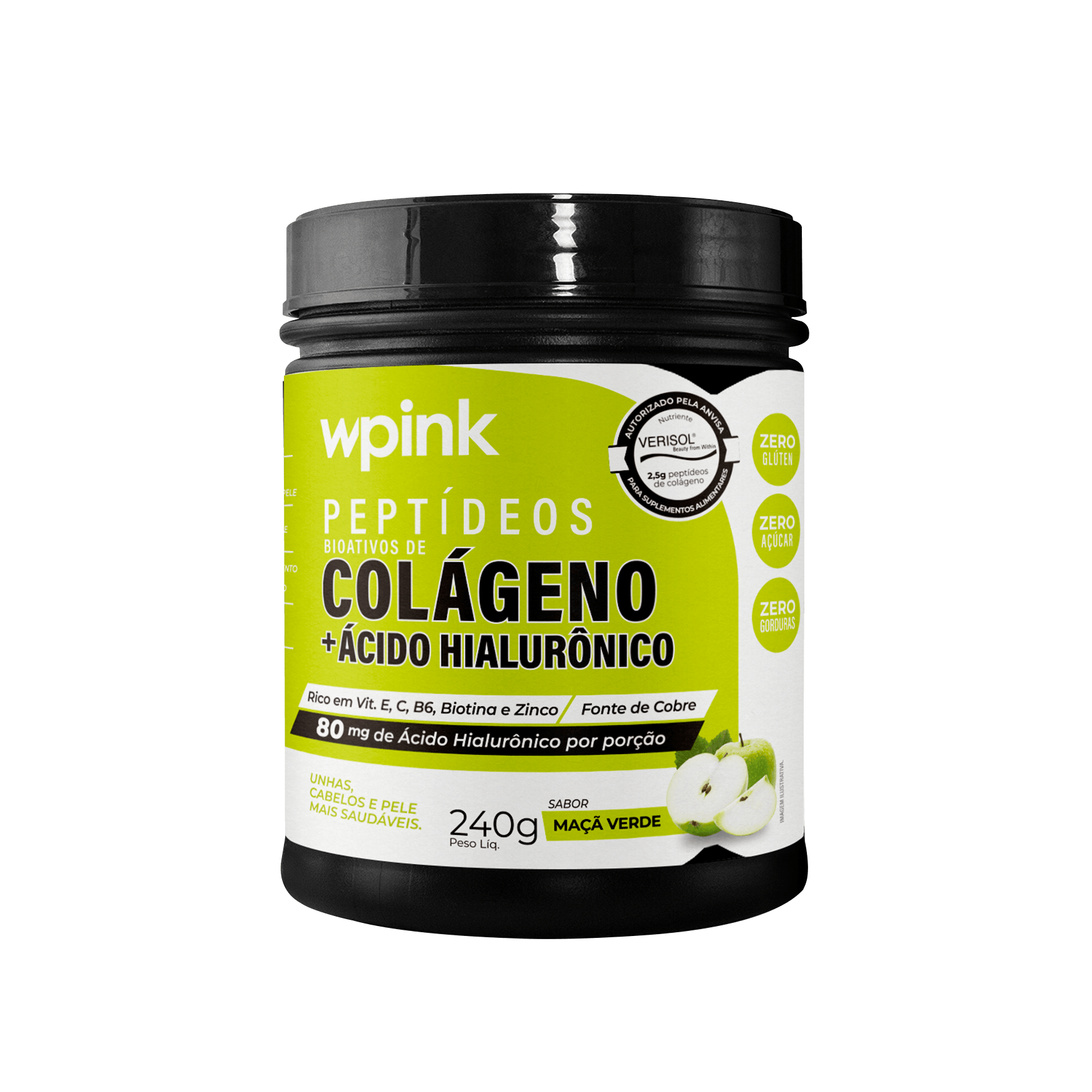 colágeno de maçã verde - 240g - the supply - wp
