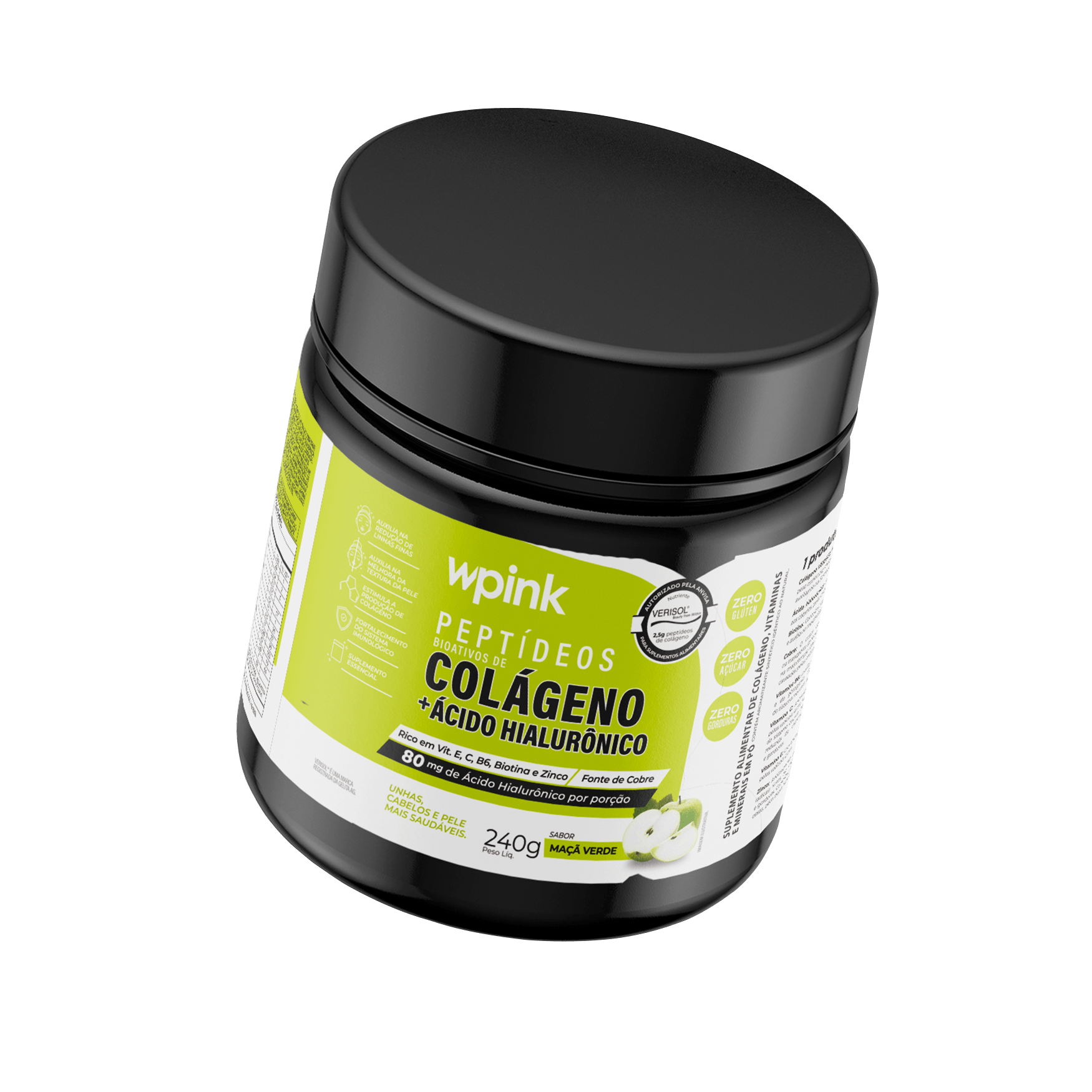 colágeno de maçã verde - 240g - the supply - wp - foto 4