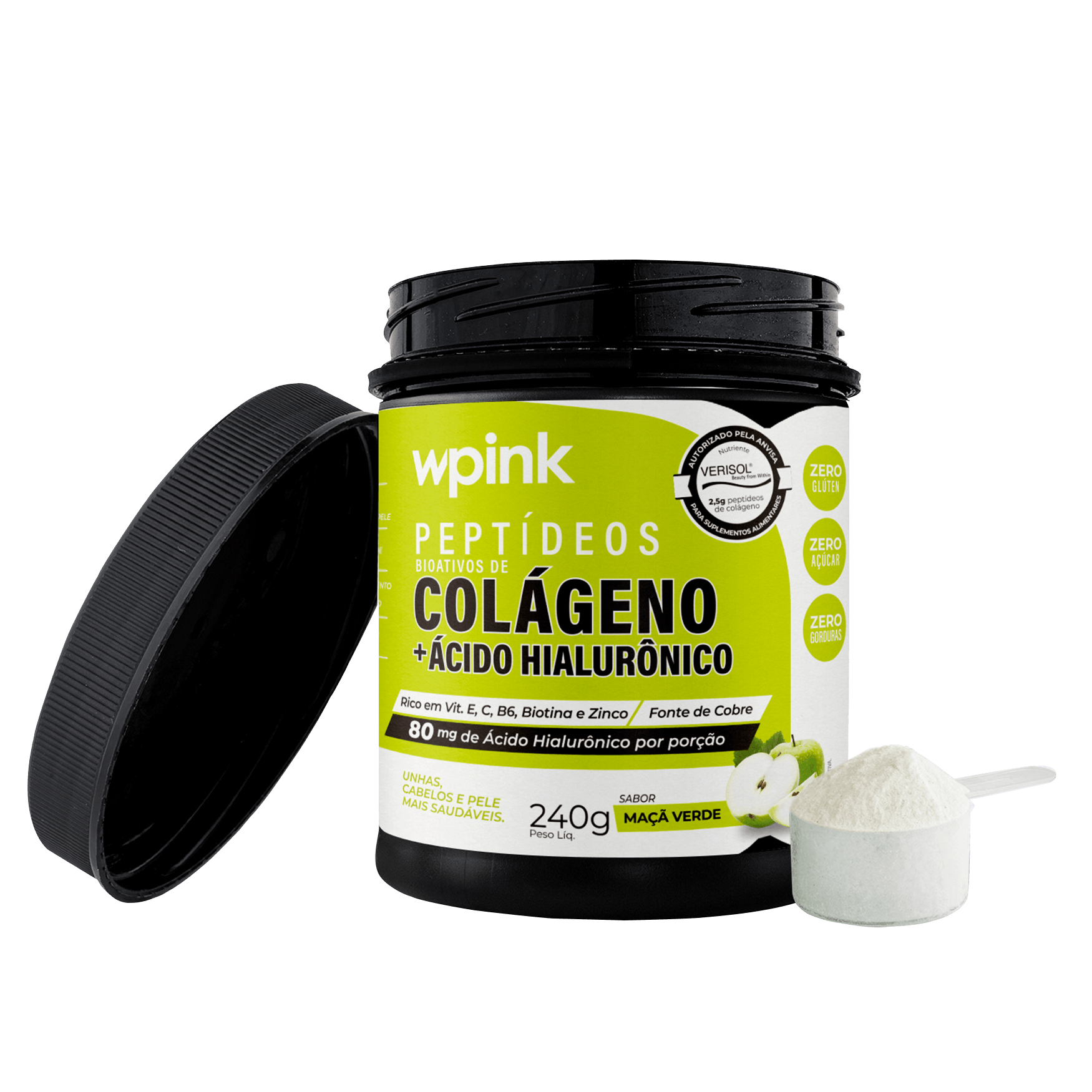 colágeno de maçã verde - 240g - the supply - wp - foto 5