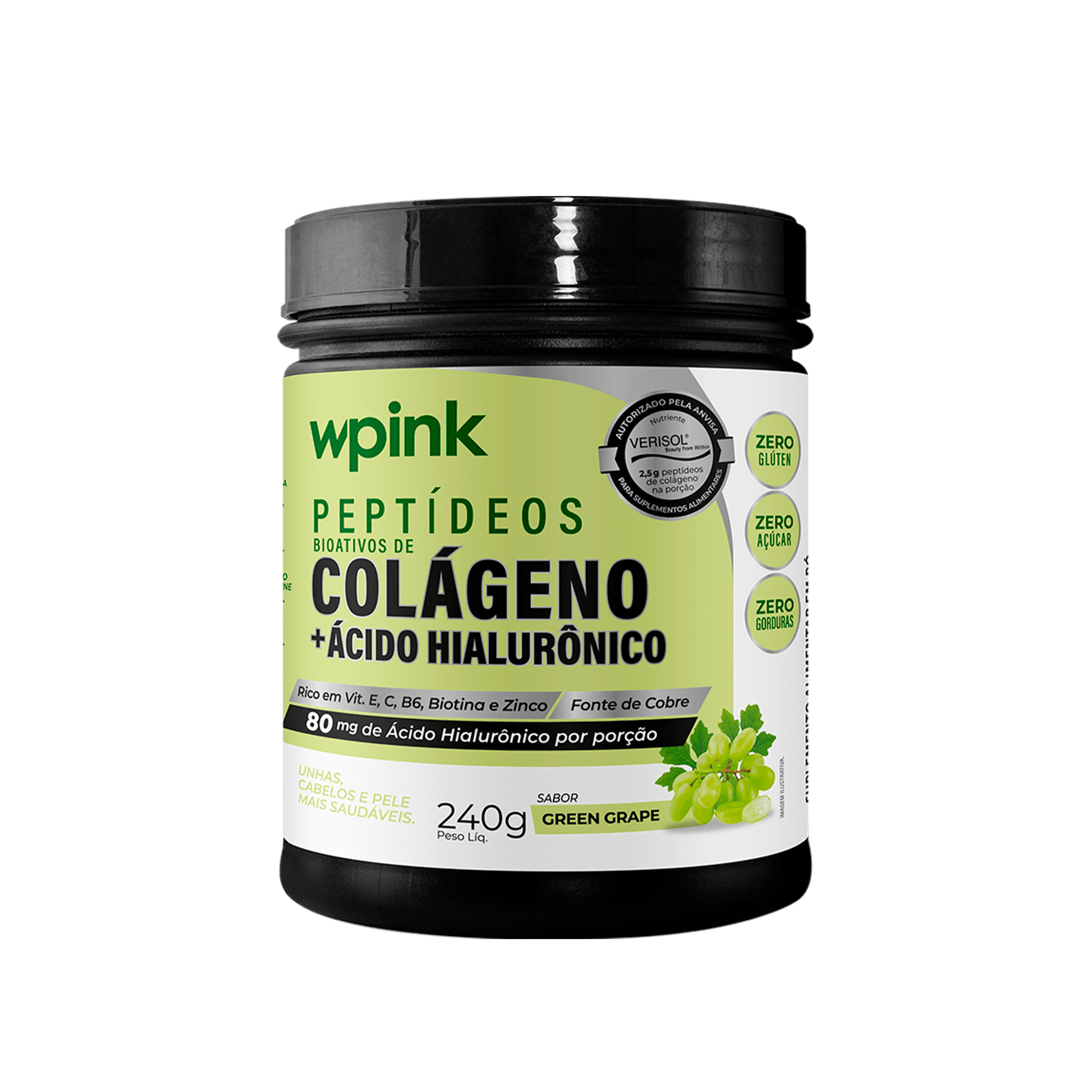 colágeno de uva verde - 240g - the supply - wp