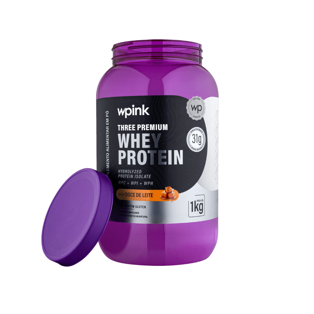three premium whey protein doce de leite 3w - (1kg) - wp - foto 7
