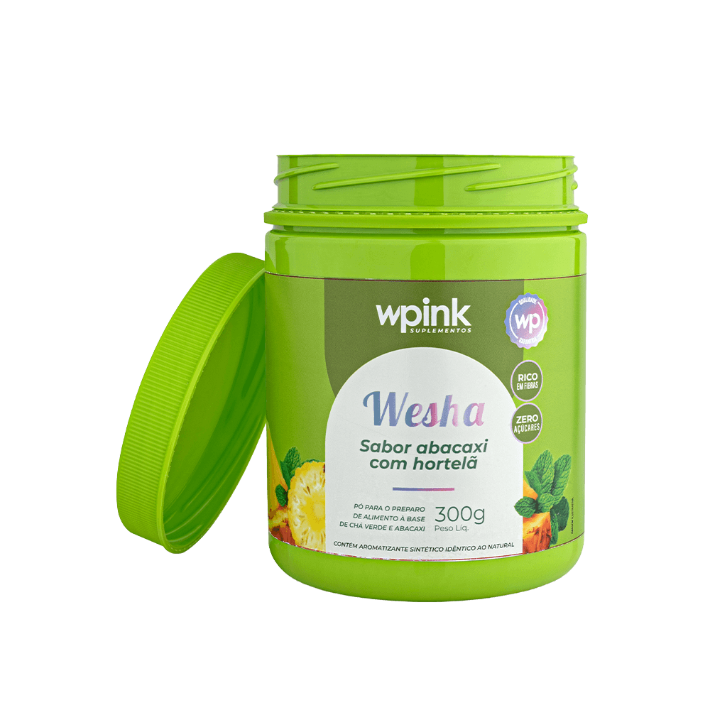 wesha chá verde e abacaxi - 300g - wp - foto 3